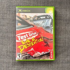 Test Drive Eve Of Destruction Xbox Game Complete‎ CIB